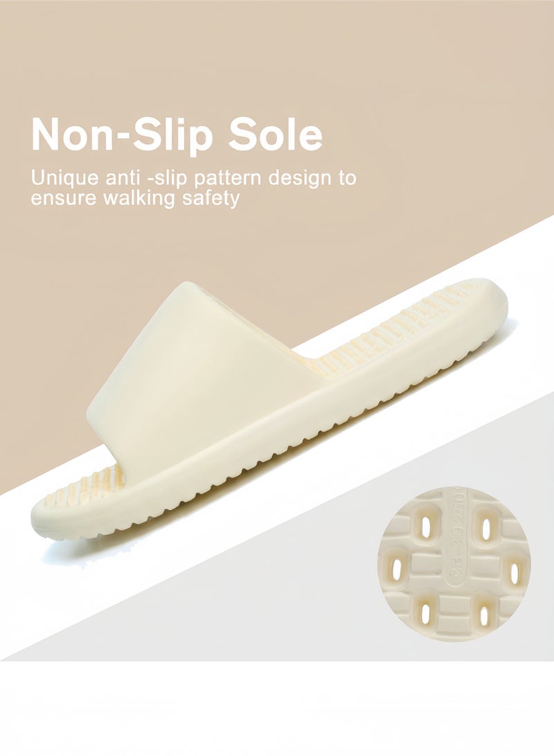 Baytak Bathroom Slippers Shower Slipper Bath Shoes, Anti-Slip Quick-Drying EVA House Slides, Soft Comfortable Thick Sole Indoor Outdoor Sandals - Image 2